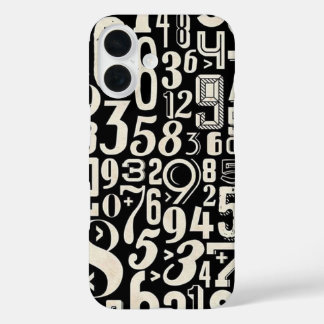 Coque Pour iPhone 16 Nombre