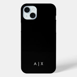 Coque Case-Mate iPhone Noms de couple monogrammés simple