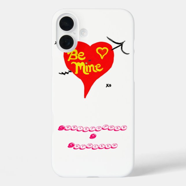 Coques Case-Mate iPhone Noms de friandises pour mon cœur (Verso)