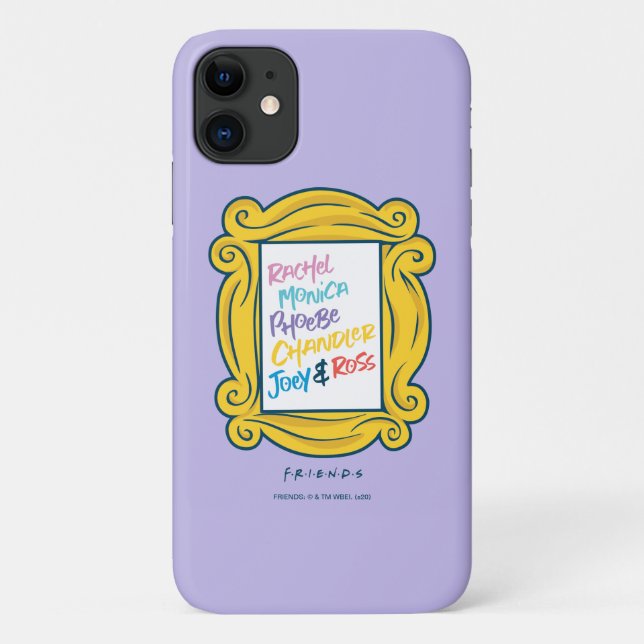Coques Case-Mate iPhone Noms de FRIENDS™ dans Peephole (Dos)