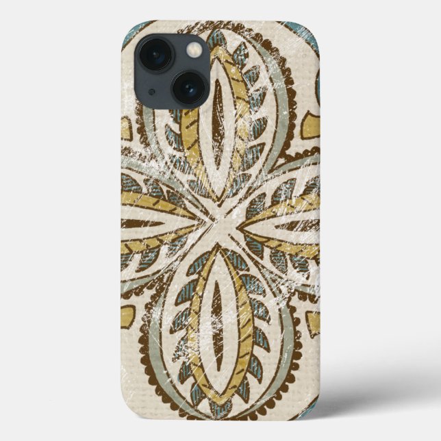 Coques Case-Mate iPhone Non-Embellished Batik Square III (Verso)