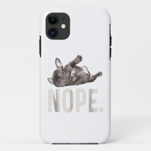 Case-Mate iPhone Case Nope Lazy French Bulldog Lover Cadeau