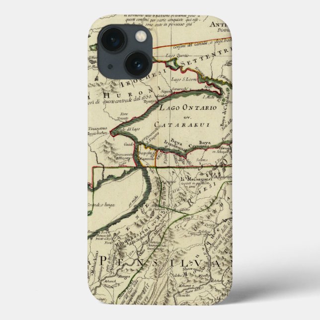 Coques Case-Mate iPhone Nord-Est des États-Unis (Verso)