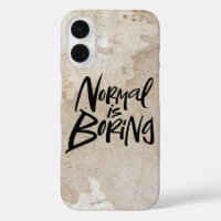 NORMAL EST EN TRAIN D'ÉLEVER Calligraphie Grunge