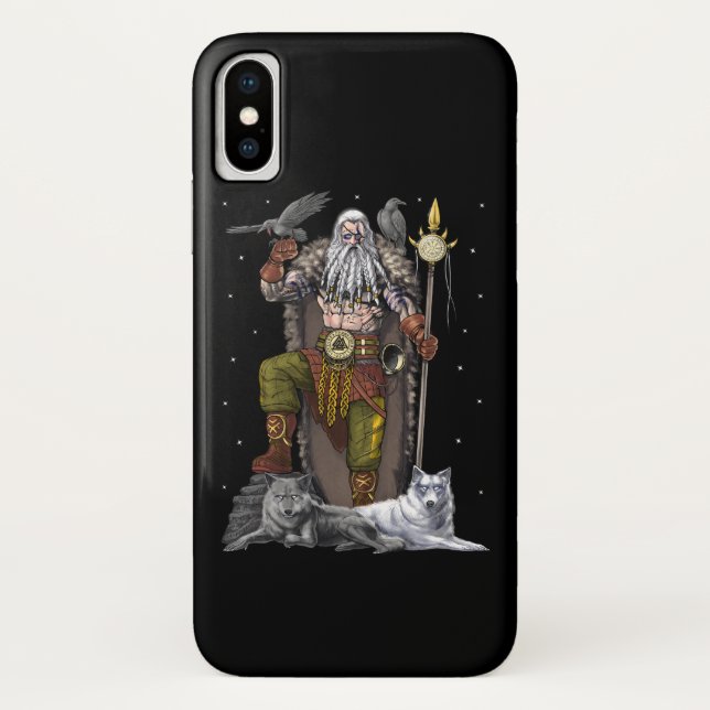 Coques Case-Mate iPhone Norse Viking Dieu Odin (Dos)