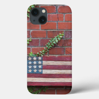 Case-Mate iPhone Case North Carolina, Linville, wooden US flag