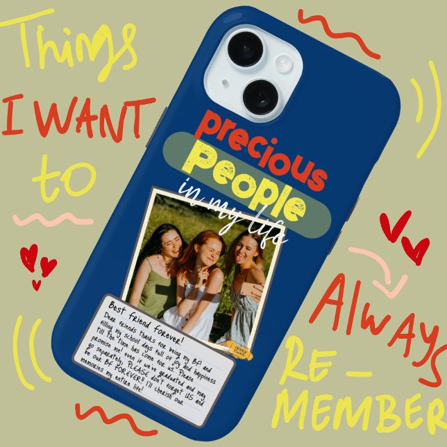 Coques Case-Mate iPhone Nos moments chéris Famille et cadeau BFF dans la M (Make your memorable gift now!)