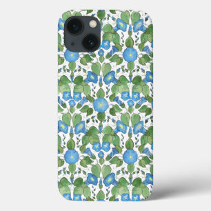 iPhone 13 Case Nostalgique Bleu Matin Gloire Coque-coque ipad Mat