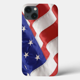 Etui iPhone 13 Note 4 de galaxie de drapeau américain à peine l