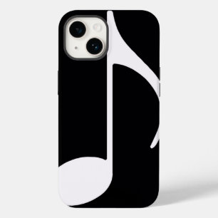 Coques Pour iPhone note musicale / noir