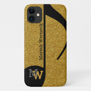 Etui iPhone Case-Mate note musicale personnalisée faux or
