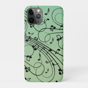 Case-Mate iPhone Case Notes de fantaisie Design de musique verte