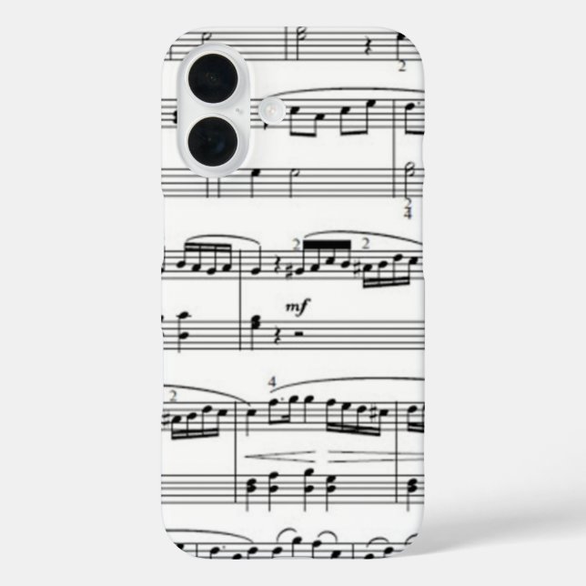 Coques Case-Mate iPhone notes de musique (Verso)