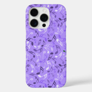 Coque iPhone 16 Pro Notes de musique colorée