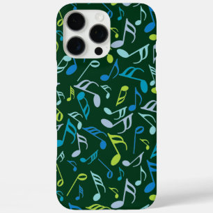 Coque iPhone 16 Pro Max Notes de musique colorée