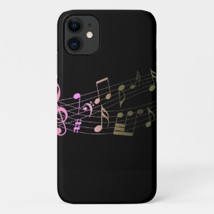 Case-Mate iPhone Case Notes de musique cool Simple Black Magic Rainbow