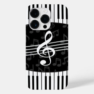 Coque Case-Mate iPhone Notes de musique élégante Clé de fer et touches de