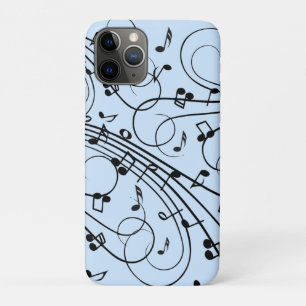 Case-Mate iPhone Case Notes de musique fantaisie Bleu