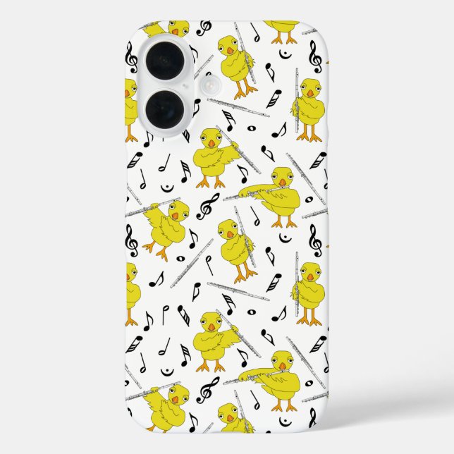 Coques Case-Mate iPhone Notes de musique Flute Chick (Verso)