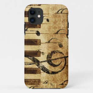 Case-Mate iPhone Case Notes de musique rétro et piano