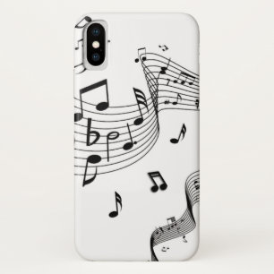 Case-Mate iPhone Case Notes de musique sur blanc