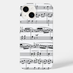 Coque Pour iPhone 14 notes musicales