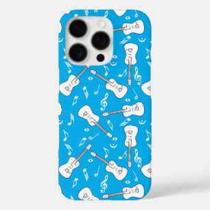 Coque iPhone 16 Pro Notes musicales de Guitare Lines