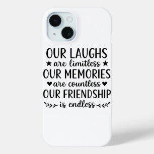 Coque Case-Mate iPhone Notre Citation D'amitié Aux Éclats de Rire Illimit