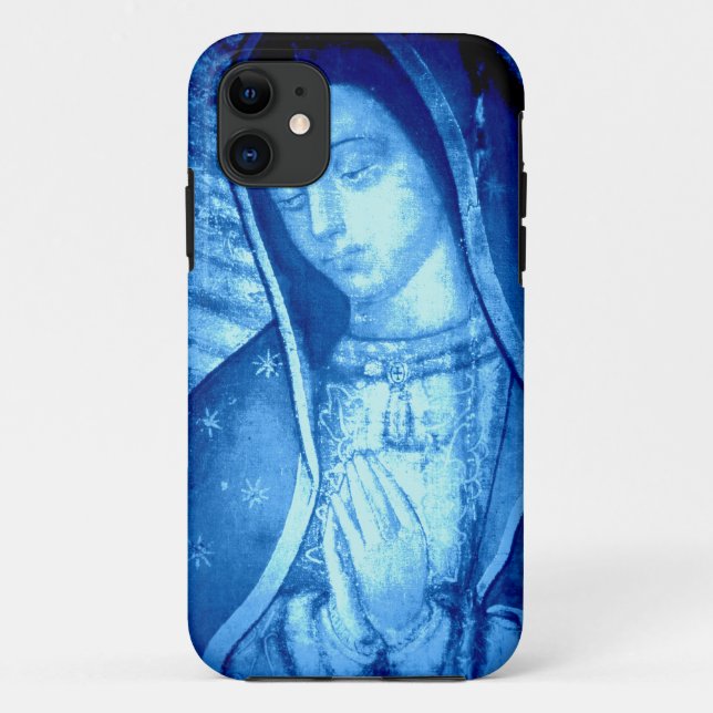 COQUES Case-Mate iPhone NOTRE DAME DE GUADALUPE BLUE (Dos)