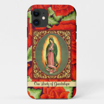 Notre-Dame de Guadalupe en prière avec les Roses