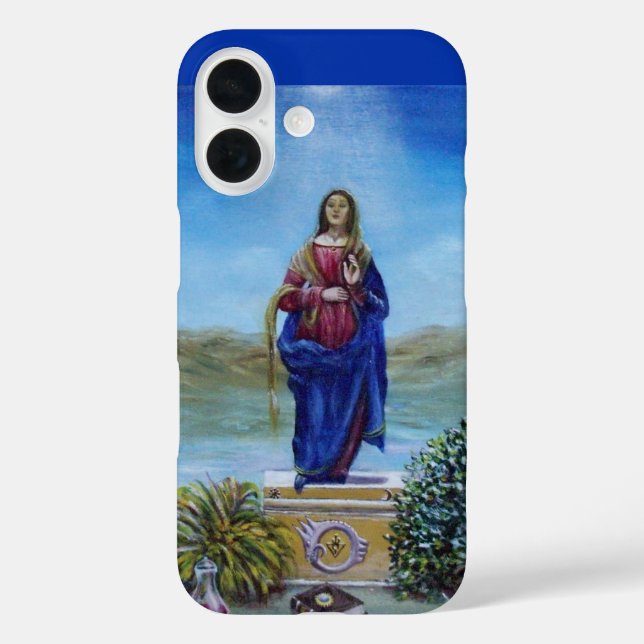 Coques Case-Mate iPhone NOTRE DAME DE LA LUMIÈRE Vierge de l'Immaculée Con (Verso)