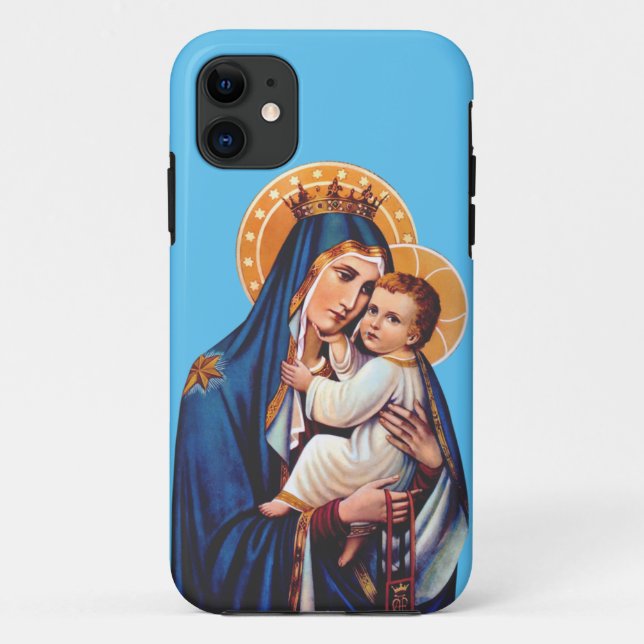 Coques Case-Mate iPhone Notre-Dame du Mont-Carmel Art dévotionnel (Dos)