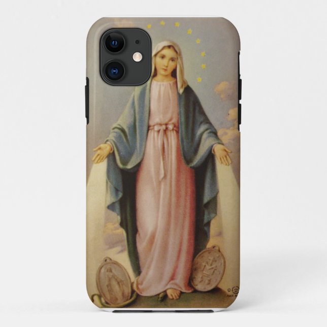 Coques Case-Mate iPhone Notre Madame de la mère bénie par chapelet Mary (Dos)