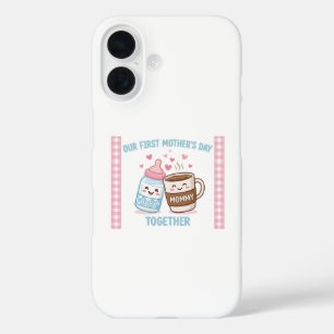 Coque Pour iPhone 16 Notre premier jour de la fête des mères ensemble N
