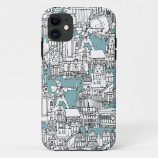 COQUE Case-Mate POUR iPhone NOTTINGHAM BLEU