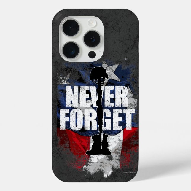 Coques Case-Mate iPhone N'oubliez jamais (Memorial Day) (Verso)
