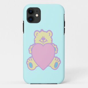 Coques Pour iPhone Nounours en peluche cœur d'amour