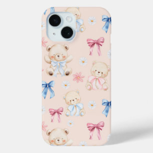 Coque Case-Mate iPhone Nounours Oursons en Peluche à l'Arc Féminin Motif