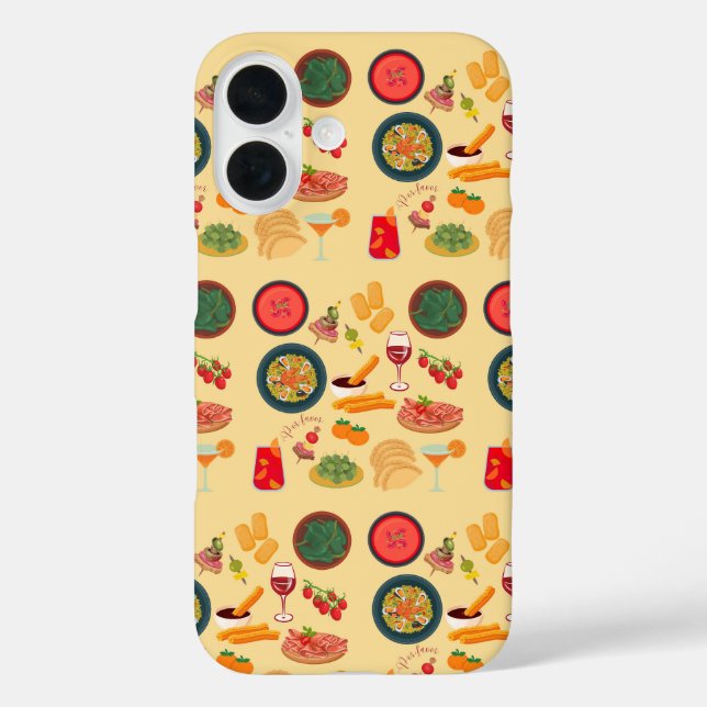 Coques Case-Mate iPhone Nourriture Espagne (Verso)
