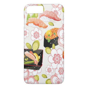 Coque iPhone 7 Plus Nourriture japonaise : Motif 2 de sushi