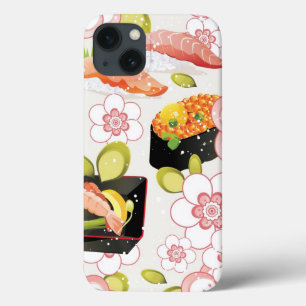 iPhone 13 Coque Nourriture japonaise : Motif 2 de sushi