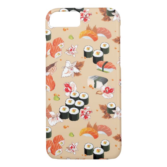 Coques Case-Mate iPhone Nourriture japonaise : Motif 3 de sushi (Dos)