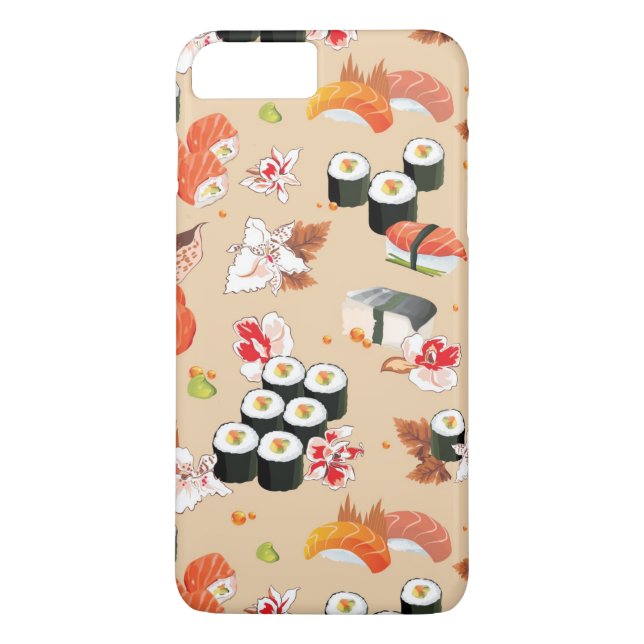 Coques Case-Mate iPhone Nourriture japonaise : Motif 3 de sushi (Dos)