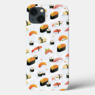 iPhone 13 Coque Nourriture japonaise : Motif de sushi