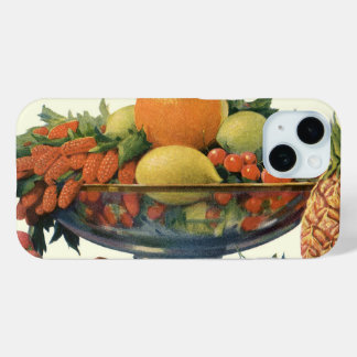 Coque Case-Mate iPhone Nourriture vintage, fruits assortis dans un bol