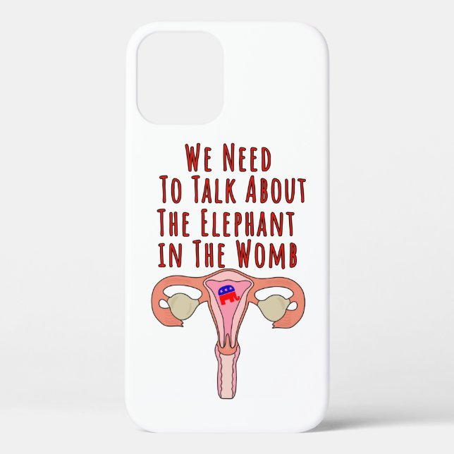 Coques Case-Mate iPhone Nous devons parler de l'éléphant dans le ventre (Verso)