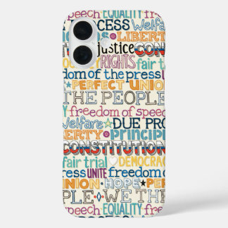 Coque Pour iPhone 16 nous la typographie du peuple