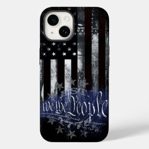 Coque Case-Mate iPhone NOUS LE PEUPLE 13 Étoiles Drapeau industriel améri