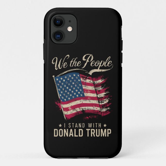 Coques Case-Mate iPhone Nous Le Peuple Je Me Range Derrière Donald Trump V (Dos)