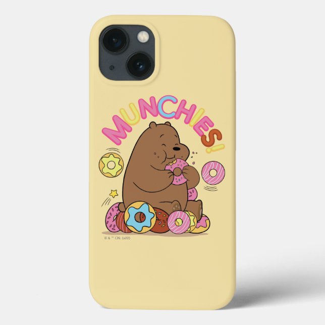 Coques Case-Mate iPhone Nous Ours Nus - Grizz Donut Munchies! (Verso)